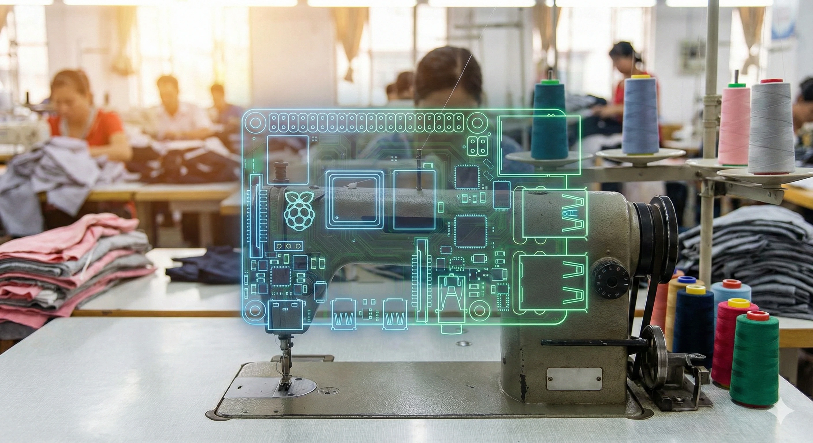 Worker using the app